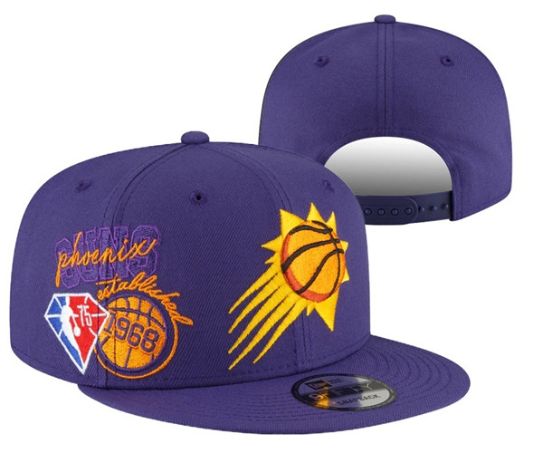 Phoenix Suns Stitched Snapback 75th Anniversary Hats 005